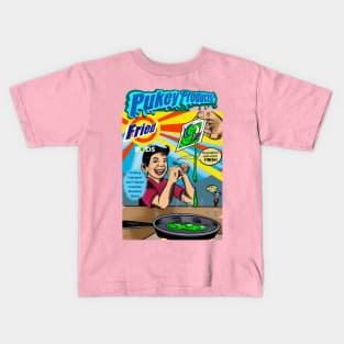 Pukey products number 10 “Fried Pods” Kids T-Shirt